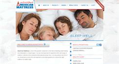 Desktop Screenshot of americanmattress.com.kw